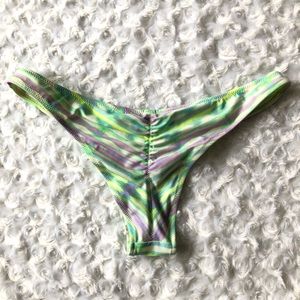Victoria's Secret Tie dye Brazilian swim bottom